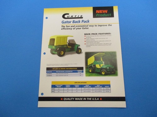 Original curtis sale brochure - curtis,